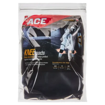 ACE Brand Knee Pads, Shock-Absorbing Braces, Breathable, One Size - Rental