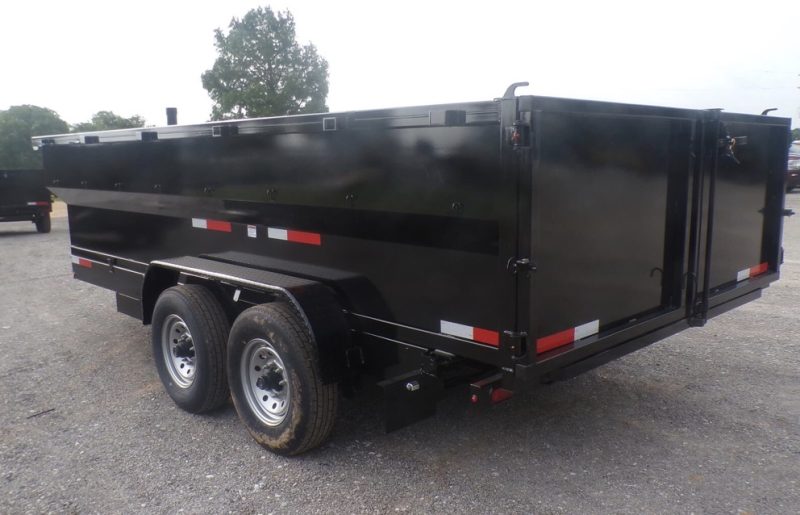 Dump Trailers 7' x 14' (10,000 lbs - 5 Ton max) 7 k axels- Rental - Image 3