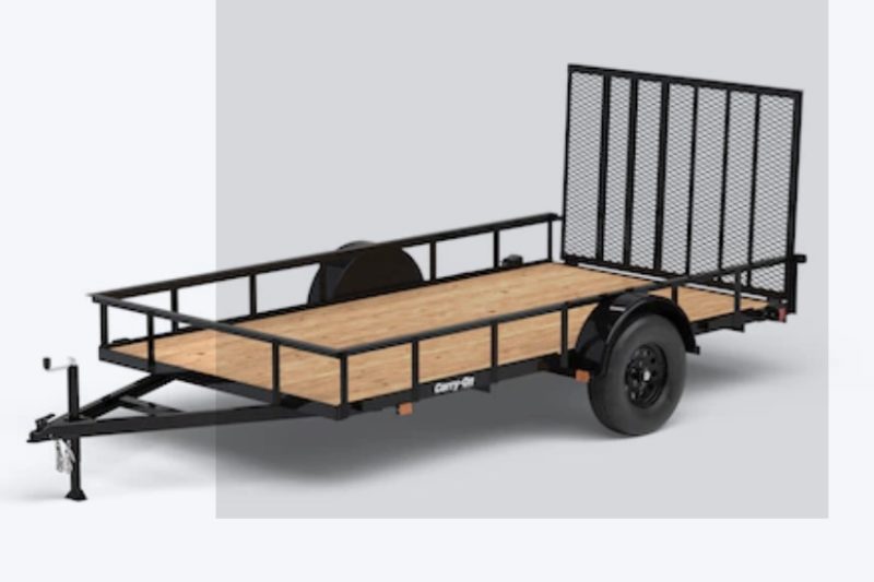 Utility Trailers 5 x 10 (2,500 lb capacity) w Ramp Bed 2" ball- Rental - Image 5