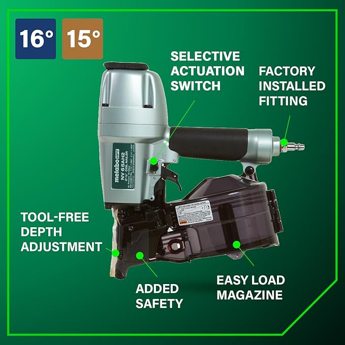 Metabo Vinyl Siding Nailer NV 65AH2- Rental - Image 3