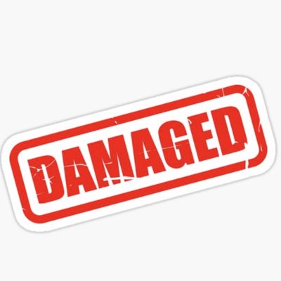 Damaged Scratched or Dented Equipment