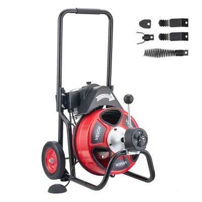 100 ft Power Auger Drain Plumbing Clog - Rental